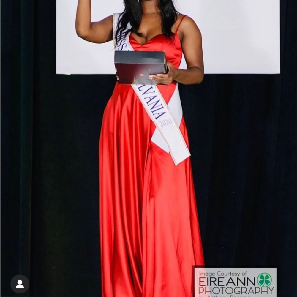 Red Pageant Gown for Sale